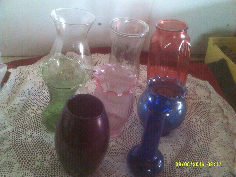 COLORED VASES