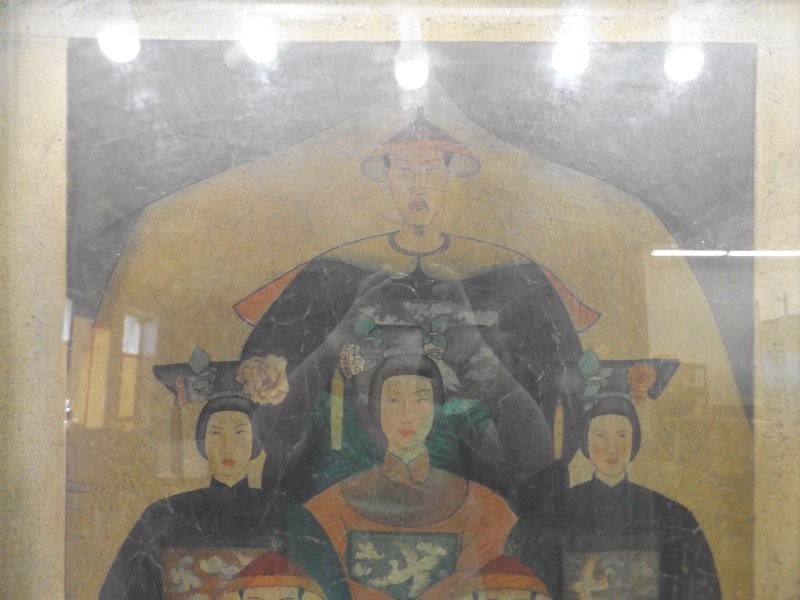 Framed AntiqueVintage Asian Legacy Artwork