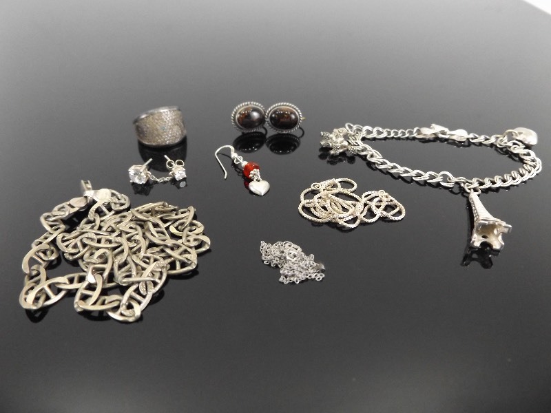 57.2 Grams of Miscellaneous, and Scrap .925 Sterling Silver