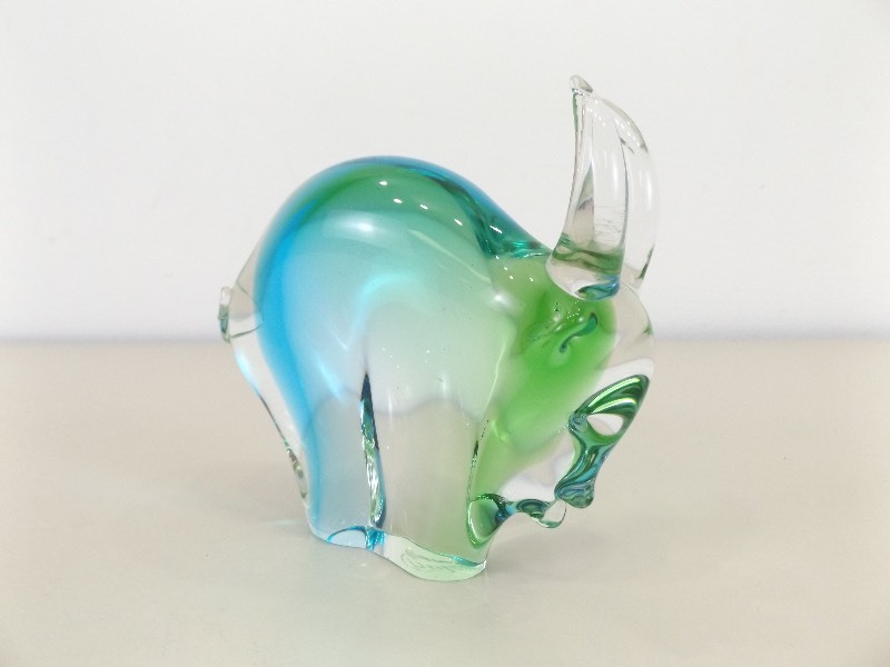 Rare Vintage Chalet Glass Canada Goat Figurine