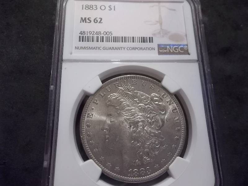 1883 O Morgan Silver Dollar