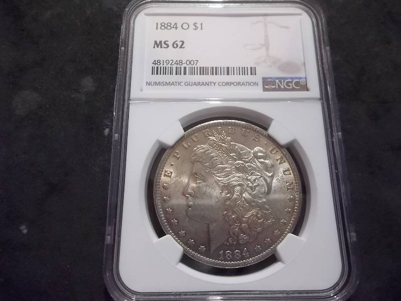 1884 O Morgan Silver Dollar