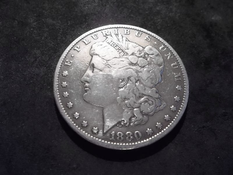 1880 O Morgan Silver Dollar