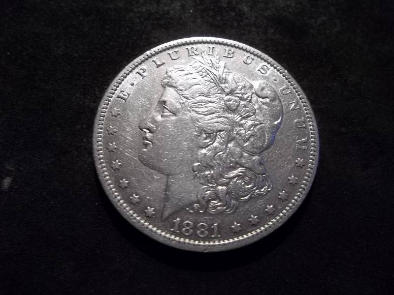 1881 O Morgan Silver Dollar
