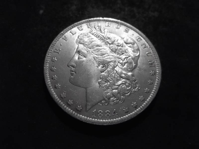 1884 O Morgan Silver Dollar