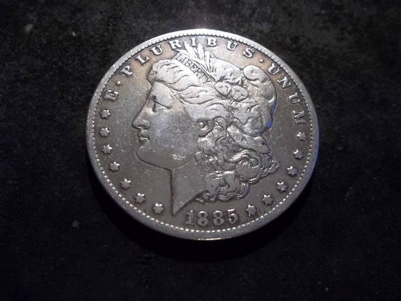 1885 O Morgan Silver Dollar