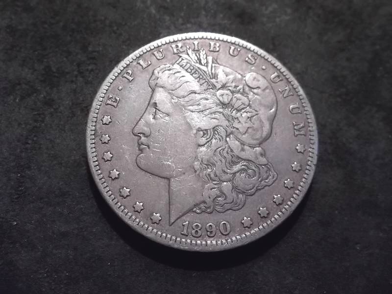 1890 S  Morgan Silver Dollar