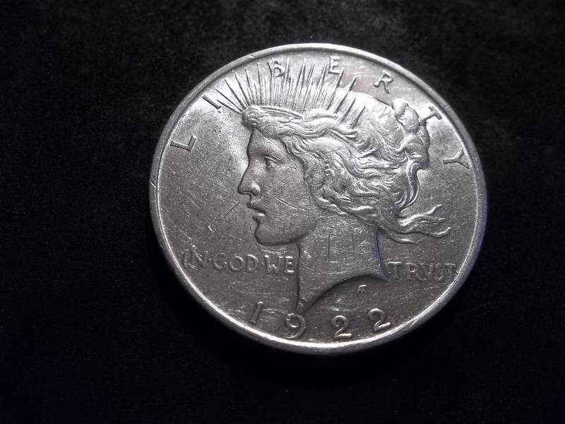 1922  Silver Peace Dollar