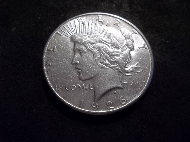 1926 S Silver Peace Dollar