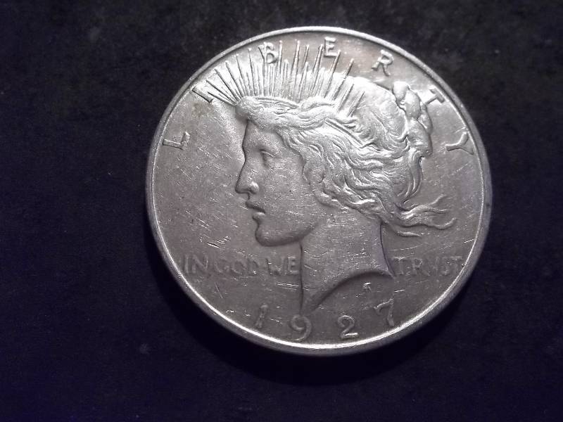 1927 D Peace Silver Dollar