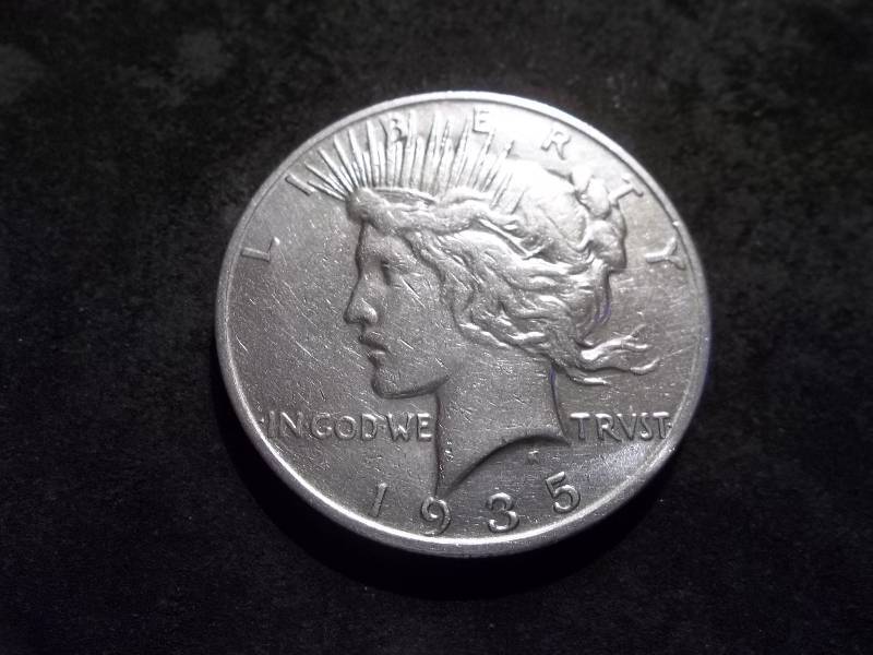 1935 S Peace Silver Dollar
