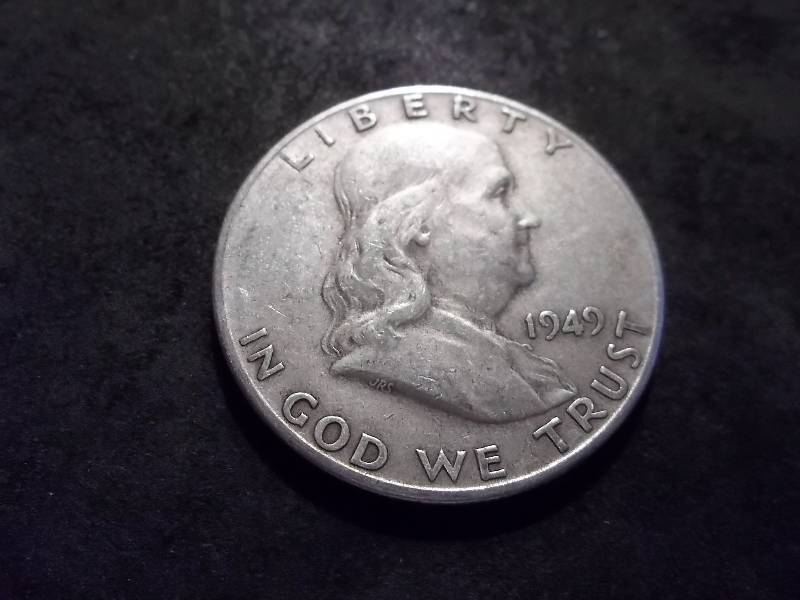 1949 S  Franklin Half Dollar