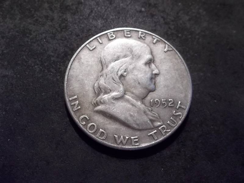 1952 D Franklin Half Dollar