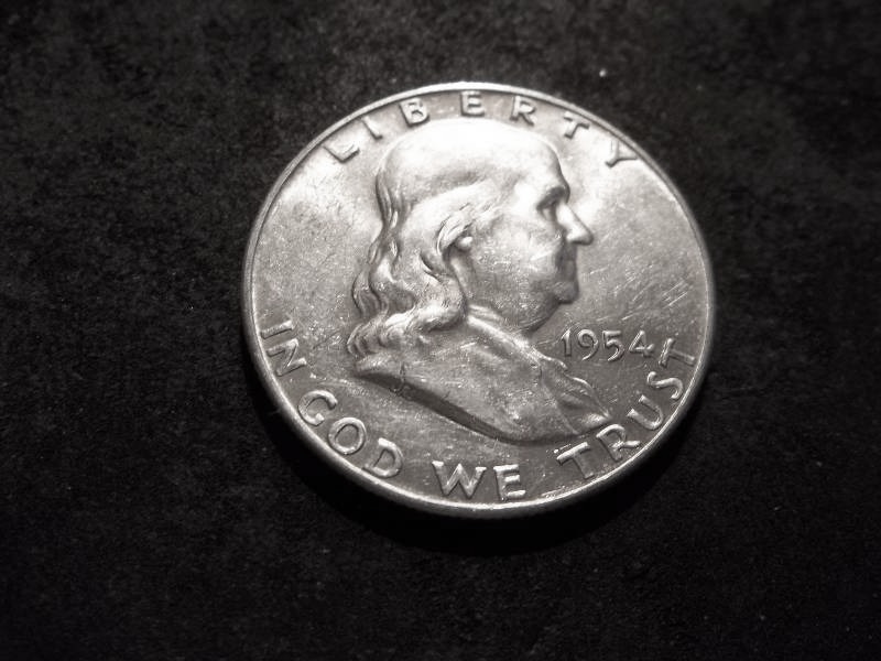 1954 D Franklin Half Dollar
