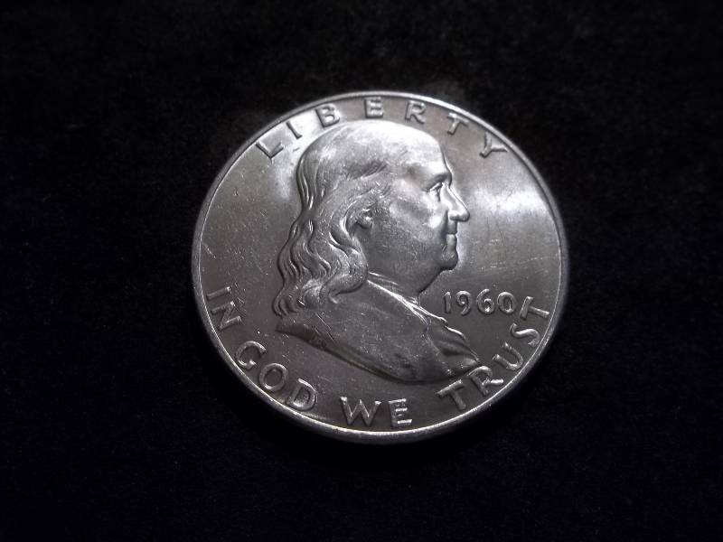 1960 D  Franklin Half Dollar