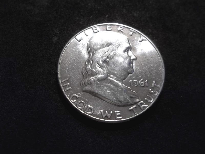 1961 D  Franklin Half Dollar