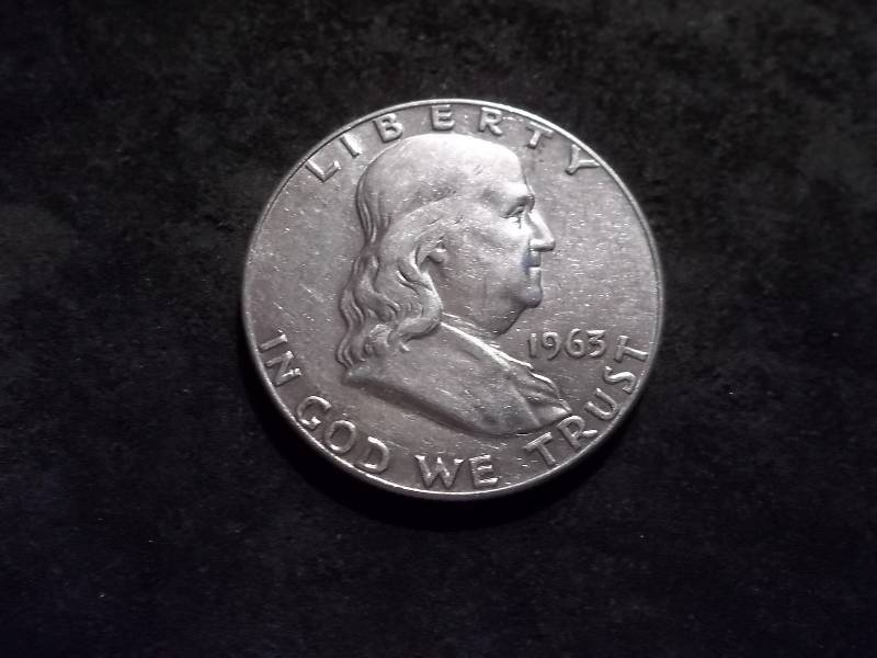 1963 D  Franklin Half Dollar