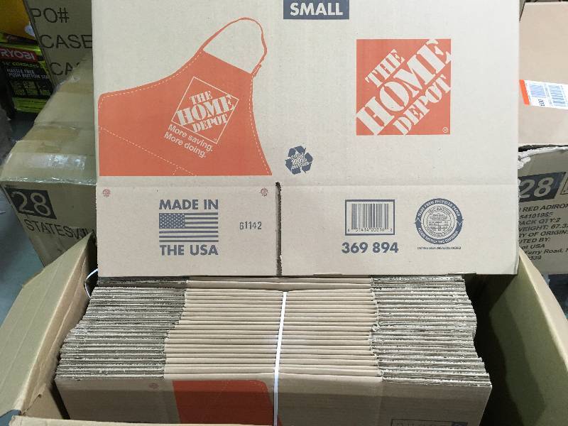 Home Depot 16 in. L x 12 in. W x 12 in. D Small Moving Box Lot of 30 new