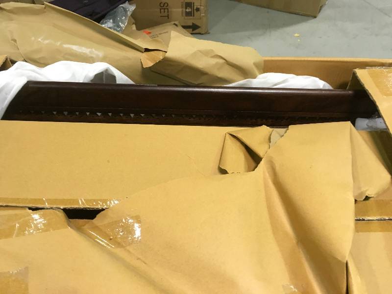 Home Decorators Hand Carved Two Seater Maharaja Walnut Bench not used