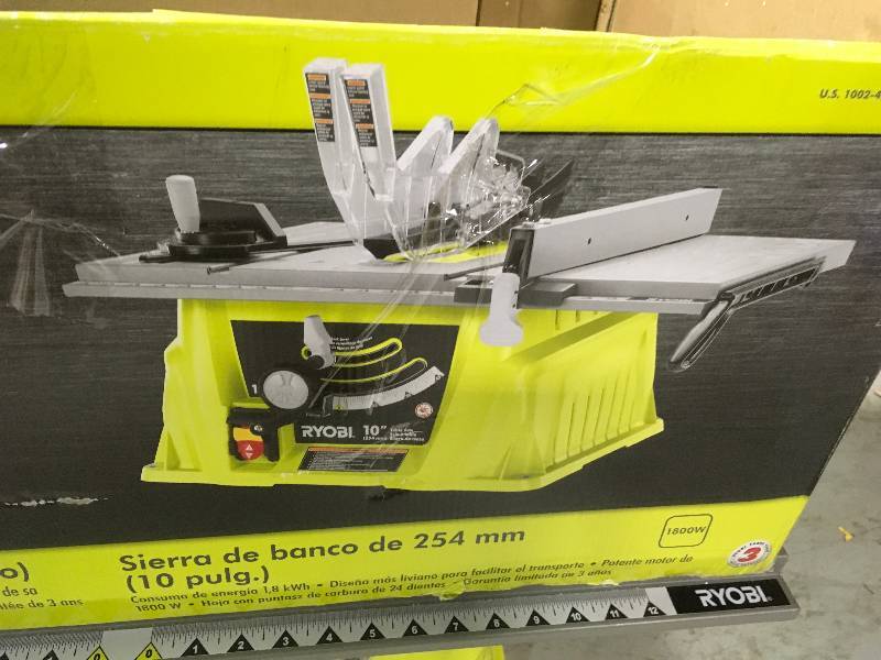 RYOBI 10 in. 15 Amp Table Saw in good working conditions