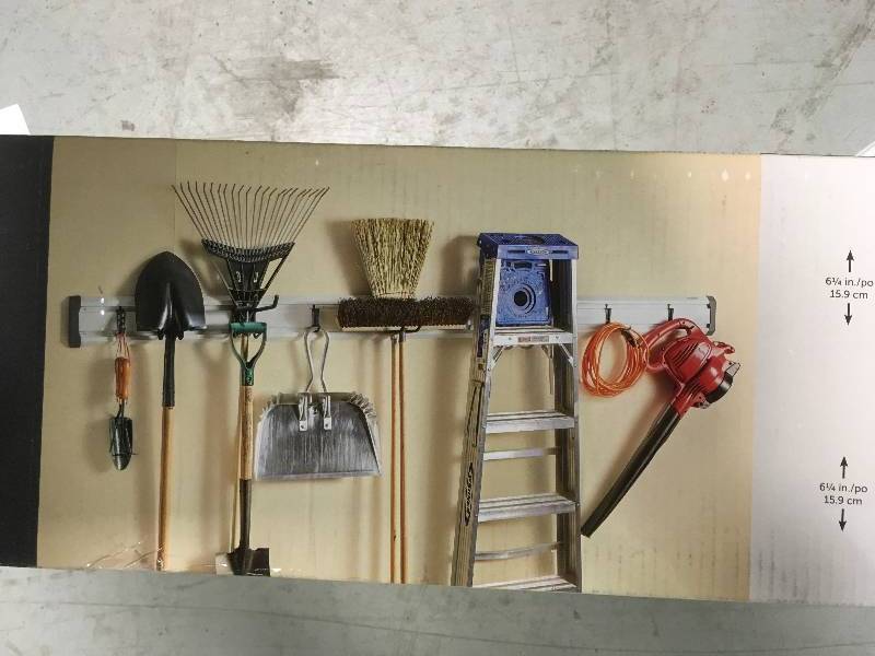 Gladiator GearTrack Channel Garage Hook Kit (8-Hooks) not used
