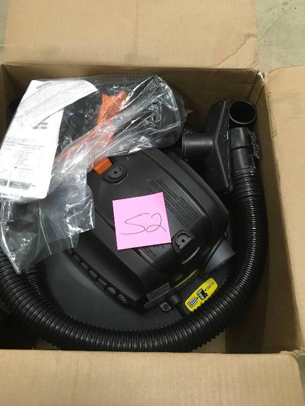 lot 52 image: Ridgid 6 Gal. 3.5-Peak HP NXT WetDry Vac  Used in good working condition