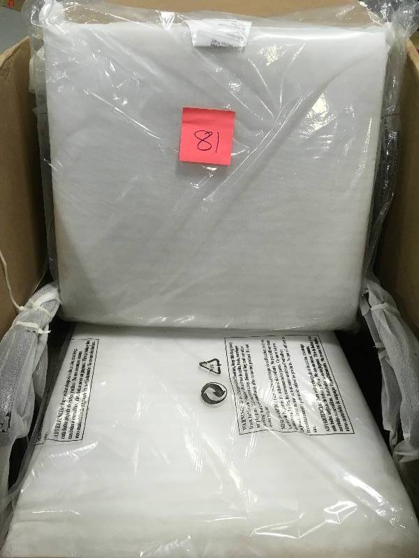 lot 81 image: Hampton Bay Belcourt Custom Metal Outdoor Dining Chair (2-Pack) not used