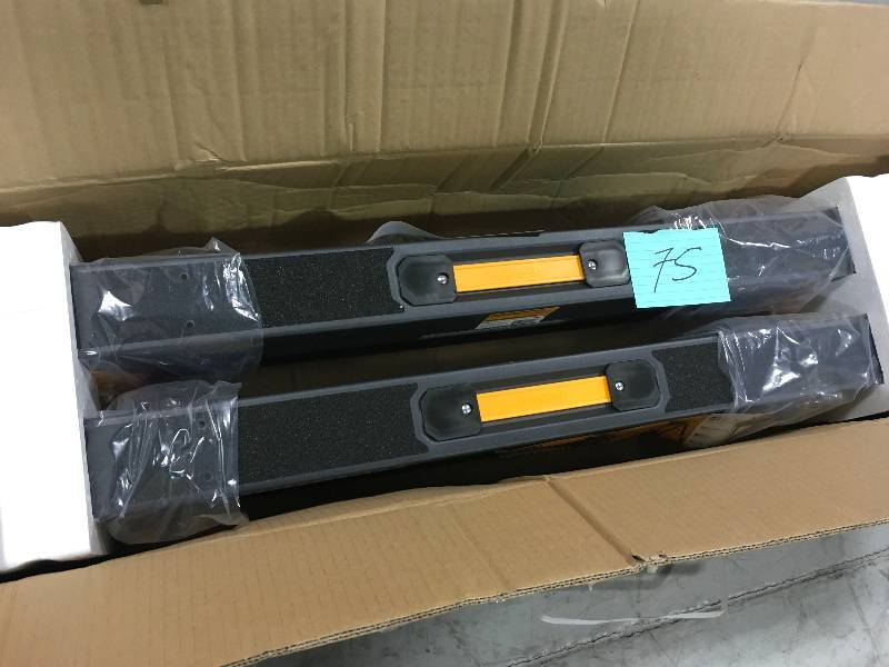 lot 75 image: ToughBuilt TOU-C650 Adjustable Metal Folding Saw Horse Trestle PAIR  TWIN PACK C650 not used