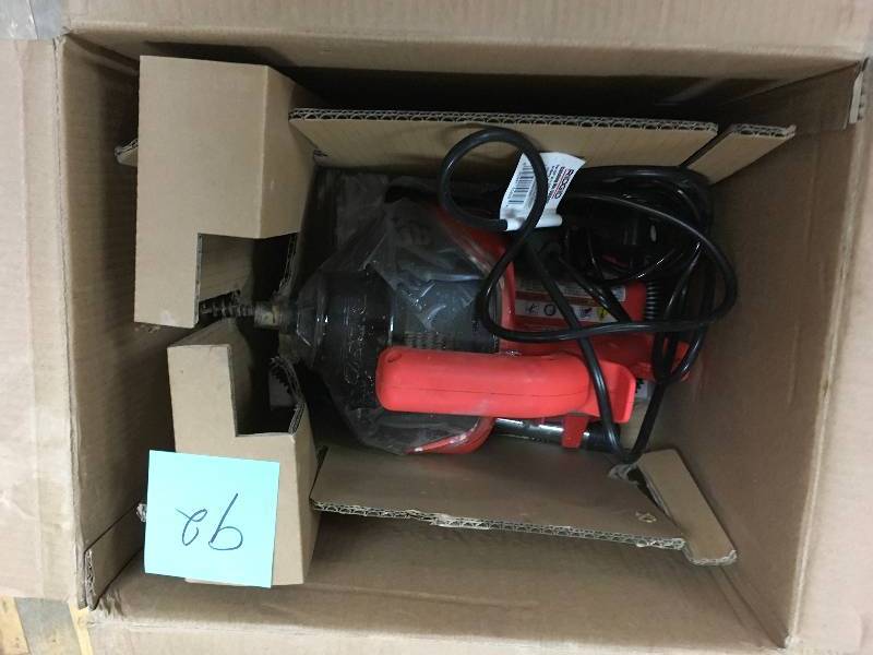 lot 92 image: Ridgid PowerClear Drain Cleaner in good conditions