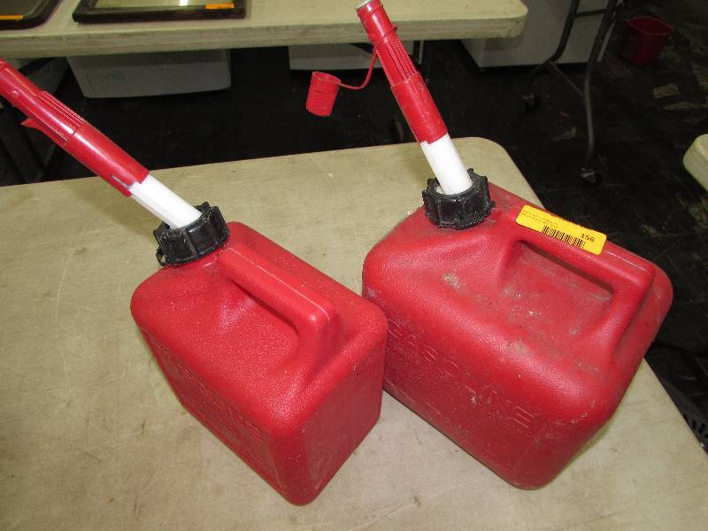 lot 156 image: TWO SMALL GAS CANS