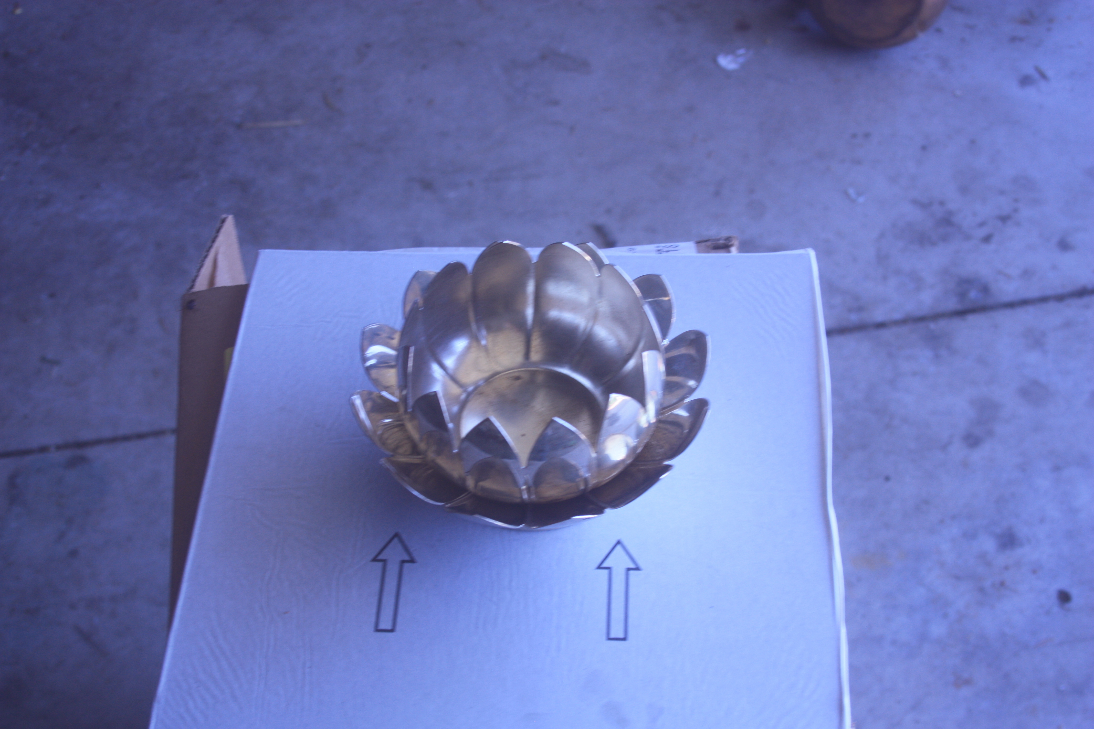 Silver plate dish