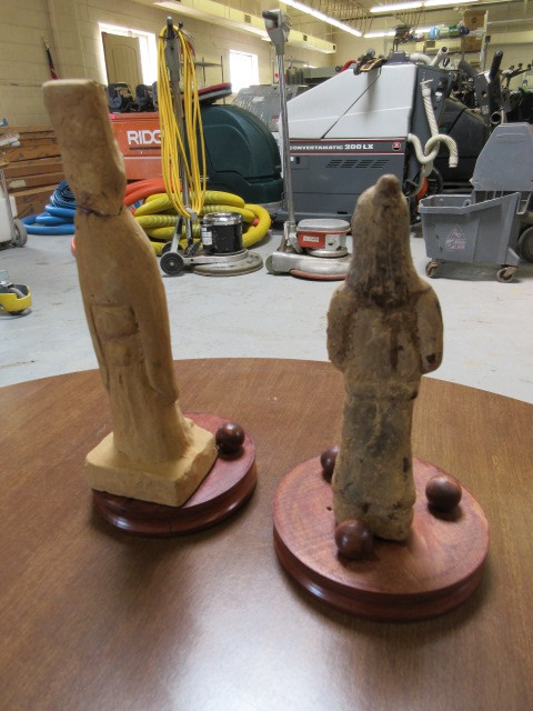 lot 459 image: MING AND NORTHERN SUNG DYNASTY BROWN POTTERY TOMB FIGURINES