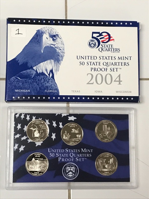 2004 U.S. Proof Set 5-Piece Stateh...