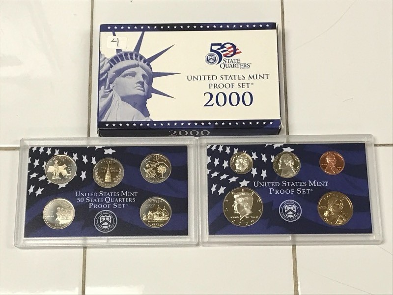 2000 U.S. Proof Set 10-Piece Set I...