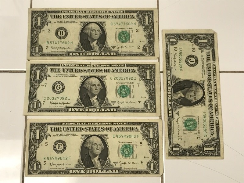 1963-B Joseph W. Barr $1 Bills From...