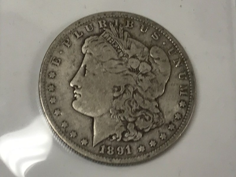 1891-O Morgan Silver Dollar ...