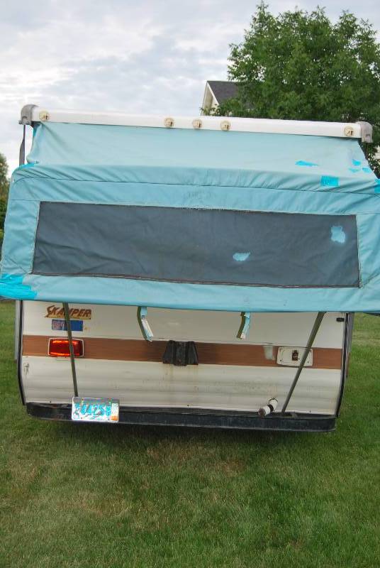 lot 1 image: 1971 Skamper Pop-Up Travel Trailer