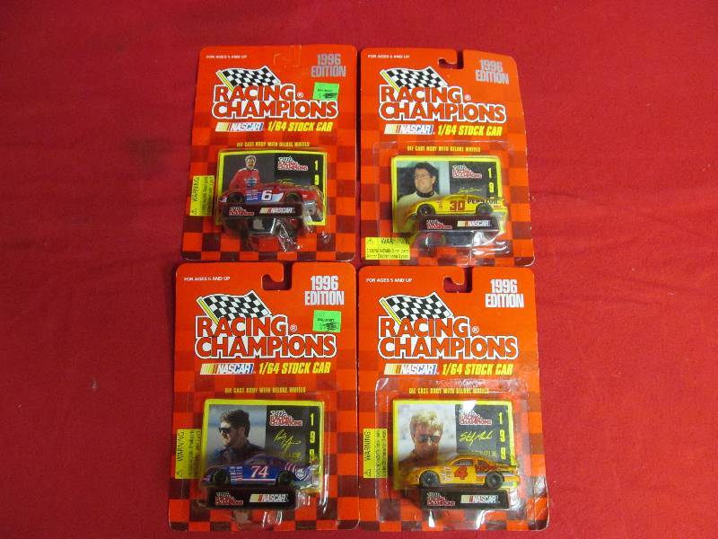 lot 52 image: 1996 Racing Champions Nascar stock cars