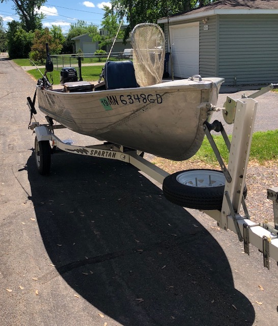 Boat, 15 hp Mercury Motor and Trailer