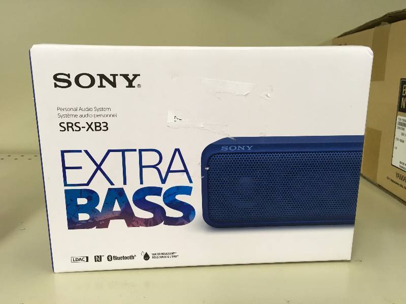 lot 544 image: Sony SRS-XB3 Bluetooth Speaker, Retail $89.99