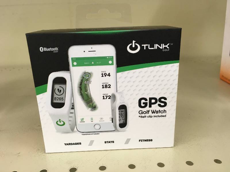 lot 559 image: T Link GPS Golf Watch, Retail $69.99