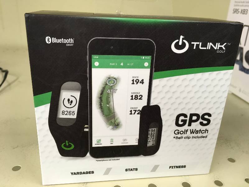 lot 567 image: T Link GPS Golf Watch, Retail $69.99