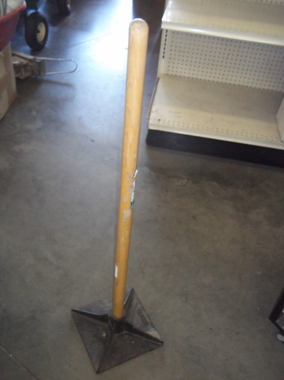 lot 42 image: Hand Tamper 10X10