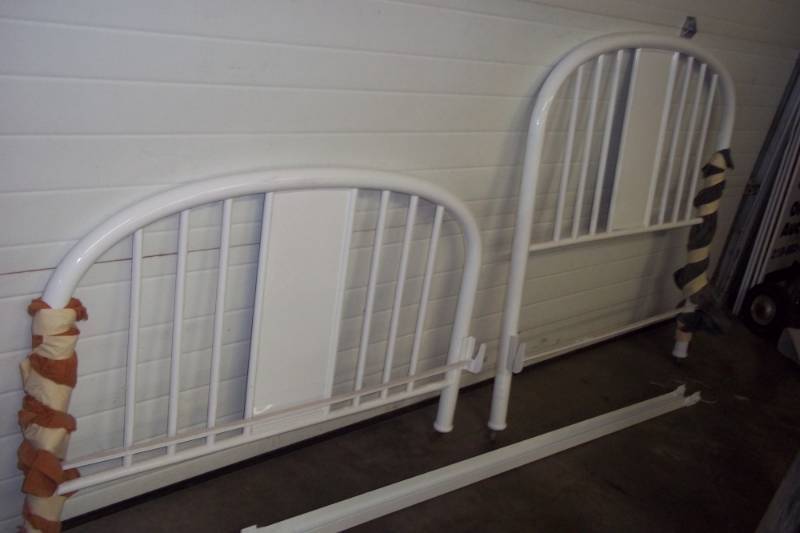 lot 75 image: Vintage Bed Frame, Just Sandblasted and Painted