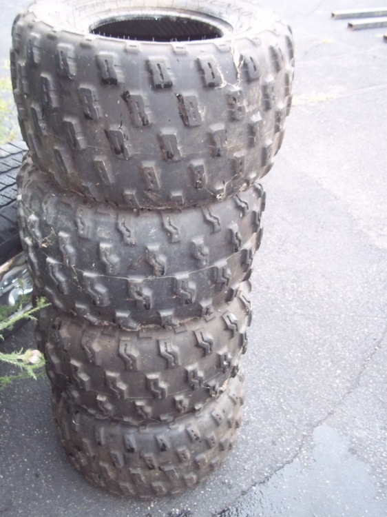 lot 116 image: 4 Atv Tires. Size AT20x10R9