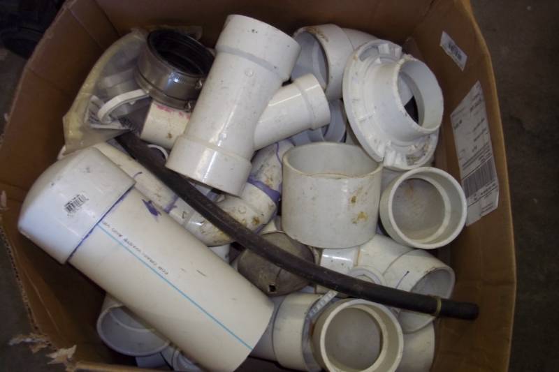 lot 159 image: Lot of Assorted PVC Fittings