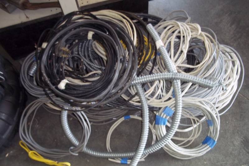lot 237 image: Lot of Assorted Electrical Wire, Copper Wire, Conduit, Misc.