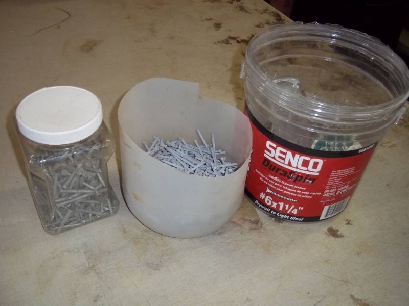 lot 347 image: 3 Pails of Nails