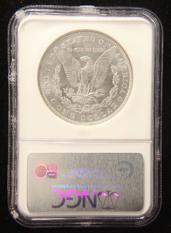 1887 MORGAN SILVER DOLLAR MS64 NGC