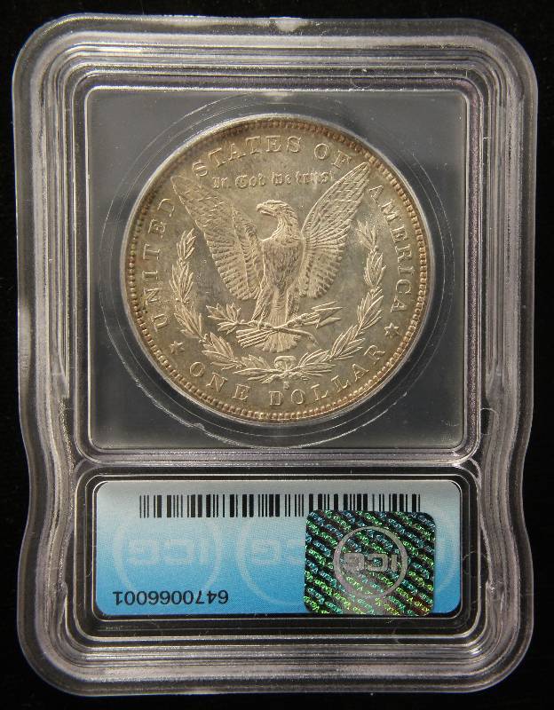 1882-S MORGAN SILVER DOLLAR MS65 ICG